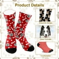 thumbnail image 2 of sususu Black Fuzzy Socks,Personalised Socks With Photo Socks With Face Socks Print Photo Personalised Socks for Christmas Birthday, 2 of 6