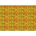 thumbnail image 1 of Ahgly Company Machine Washable Indoor Rectangle Transitional Deep Yellow Area Rugs, 2' x 5', 1 of 7