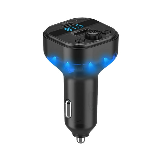 yingyy Simultaneous Charging Car Charger FM Bluetooth Hands-free Player No Car Model Selection Transmitter C1