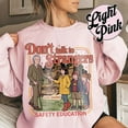 thumbnail image 2 of Don’t Talk To Strangers Sweatshirt, Merry Upside Down Crewneck, Retro 80s Monster Sweatshirt - Sizes S-5XL ,Art Print JSC, 2 of 6