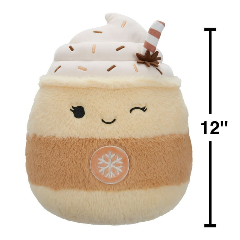 Squishmallows, Stuffed Plush Toy, 12 inch Joyce the Cream Eggnog