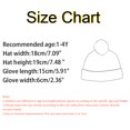 thumbnail image 3 of Qudderr Toddler Baby Winter Hat Mitten Set for Boys Girls Fleece Lined Dinosaur Wool Hat Unisex Set for 1-4 Years, 3 of 8