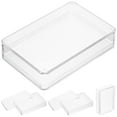 thumbnail image 1 of 4 Pcs Boîtes de Cartes à Jouer en Plastique Transparent Support de Cartes de Poker, 1 of 8