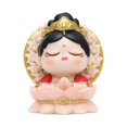 thumbnail image 2 of Mini figura china Feng Shui, estatua portátil, centro de mesa, regalo de festival, decoración de escritorio, escultura decorativa para dormitorio 4x45x55cm, 2 of 8