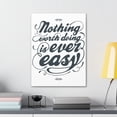 thumbnail image 4 of Inspirational Wall Art Nothing Worth Is Easy Motivation Wall Decor for Home Office Gym Inspiring Success Quote Print Ready to Hang Unframed, 4 of 17