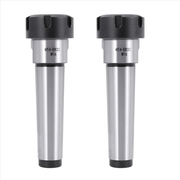2X ER32 MT4 M16 Morse Cono Tirada de Collar Portaherramientas Torno de Fresado CNC