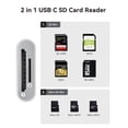 thumbnail image 2 of Lector de tarjetas SD USB C WNXSLOAD para iPhone 15 Pro iPad Mac, 2 of 7