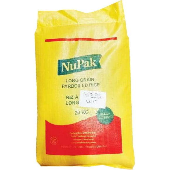 Nupak Parboiled Rice, 20 Kg