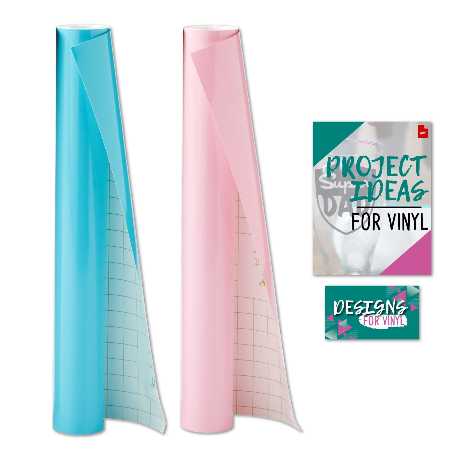 Cricut Vinyl Permanent 15 ft - Light Blue & Light Pink (Stork Delivery) -  Walmart.com