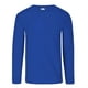 thumbnail image 1 of Playera Peso Completo Cuello Redondo Manga Larga para Caballero, Color Royal, Talla Grande, 100% Algodón. Yazbek C0304, 1 of 3