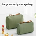 thumbnail image 2 of JIEMUCES Portable Storage Bag Makeup Organizer Zipper Closure Large Capacity Waterproof Travel Makeup Pouch for Women, 2 of 8