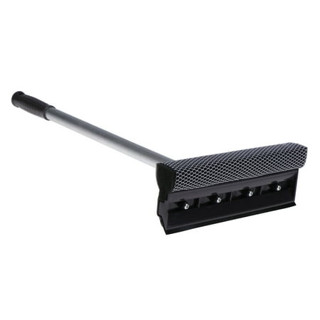 

Telescopic Window Cleaner Extendable Window Scrubber Window Cleaning Squeegee(Grey)