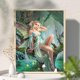 thumbnail image 2 of 30 x 40 cm, pintura de diamante de hada mariposa, pintura de diamante, bordado, pintura de diamante, lienzo, pintura 5d, niño, adulto, diamantes de imitación, lote, rompecabezas, dibujo, decoración de, 2 of 5