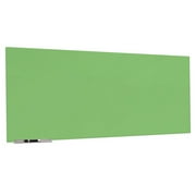 Floating Light Green Magnetic Glass Board 36" X 60" Inches Eased Corners