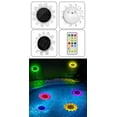 thumbnail image 5 of JMYHOAM Garden Lights Solar Float Pond Lights, Solar Light,Led Color Changing Float Flower with Lights for Pool,Pond,Water Feature,Wedding,Birth Outdoor and Garden, 5 of 5