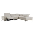thumbnail image 6 of Lexicon Adahlia Chenille Upholstery 2pc Power Sectional w/ Right Chaise in Sand, 6 of 9