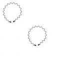 thumbnail image 2 of Diadema de metal negro Surtido de accesorios de diadema elástica unisex (2 piezas para olas grandes) Ormromra LKX-0832, 2 of 4