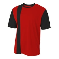 Youth Legend Soccer Jersey - SCARLET/ BLACK - XXS