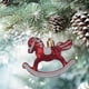 thumbnail image 4 of Adornos navideños, regalos navideños, 6 piezas de carrusel navideño colgante, material de decoración de bola navideña alienígena, colgante de caballo de Troya, 4 of 7