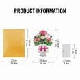 thumbnail image 6 of 3D Pop-Up Flower Bouquet Greeting Card with Envelope & Blank Note – Keepsake Display Card for Mother’s Day, Teacher Appreciation, Thanksgiving, Graduation & Birthday – 6 Floral Designs, 6 of 6