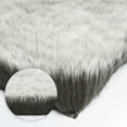 thumbnail image 7 of Phantoscope Green/White Faux Fur Area Rug, 3' x 5', 7 of 7