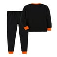 thumbnail image 3 of SILVERCELL Boys Girls Brother and Sister Matching Glowing Outfits Kids Halloween Skeleton Printed T-shirts Top + Pants 2Pcs Pajamas Set 2-8T, 3 of 8