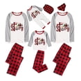 thumbnail image 1 of Pijamas familiares a juego de Navidad, True Jesus Story, pantalones a cuadros, conjunto de pijamas, 1 of 4