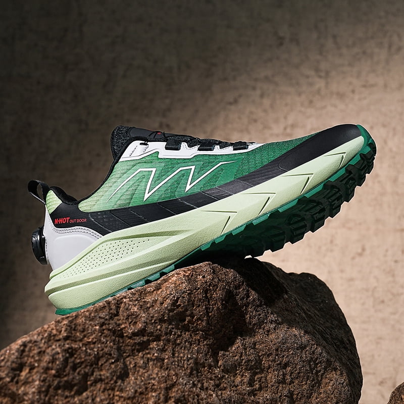 Ultra Light Summer Men Hiking Climbing Shoes Breathable Ventilated Mesh Non Slip Outdoor Sneakers Soft Sole Shockproof Wear Resistant Footwear for Outdoor Daily Activities