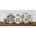 thumbnail image 2 of Amrita Sen Plant Illusion 10 in Decorative Microwave Safe Thermosaf Dinner Set by Amrita Sen in Gold Blue Pink, 2 of 3