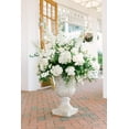 thumbnail image 3 of White Flowers Artificial Delphinium for Decoration 9White Delphinium Artificial Flowers with Clematis Greenery White Silk Flowers for Wedding Centerpieces for Home Table Party Decor (White), 3 of 5