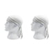 thumbnail image 4 of Diadema para bicicleta Yuarrent sombrero exteriores bufanda a prueba de viento gorro invierno unisex Blanco 2Conjunto, 4 of 6
