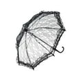 thumbnail image 5 of Kokiya Kids Decor Lace Wedding Umbrella Diameter 50cm for Wedding Party Photo Props Black, 5 of 9
