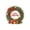 #02, variant on Christmas Wreath Window Clings Removable PVC Glass Decals 11.81x11.81in