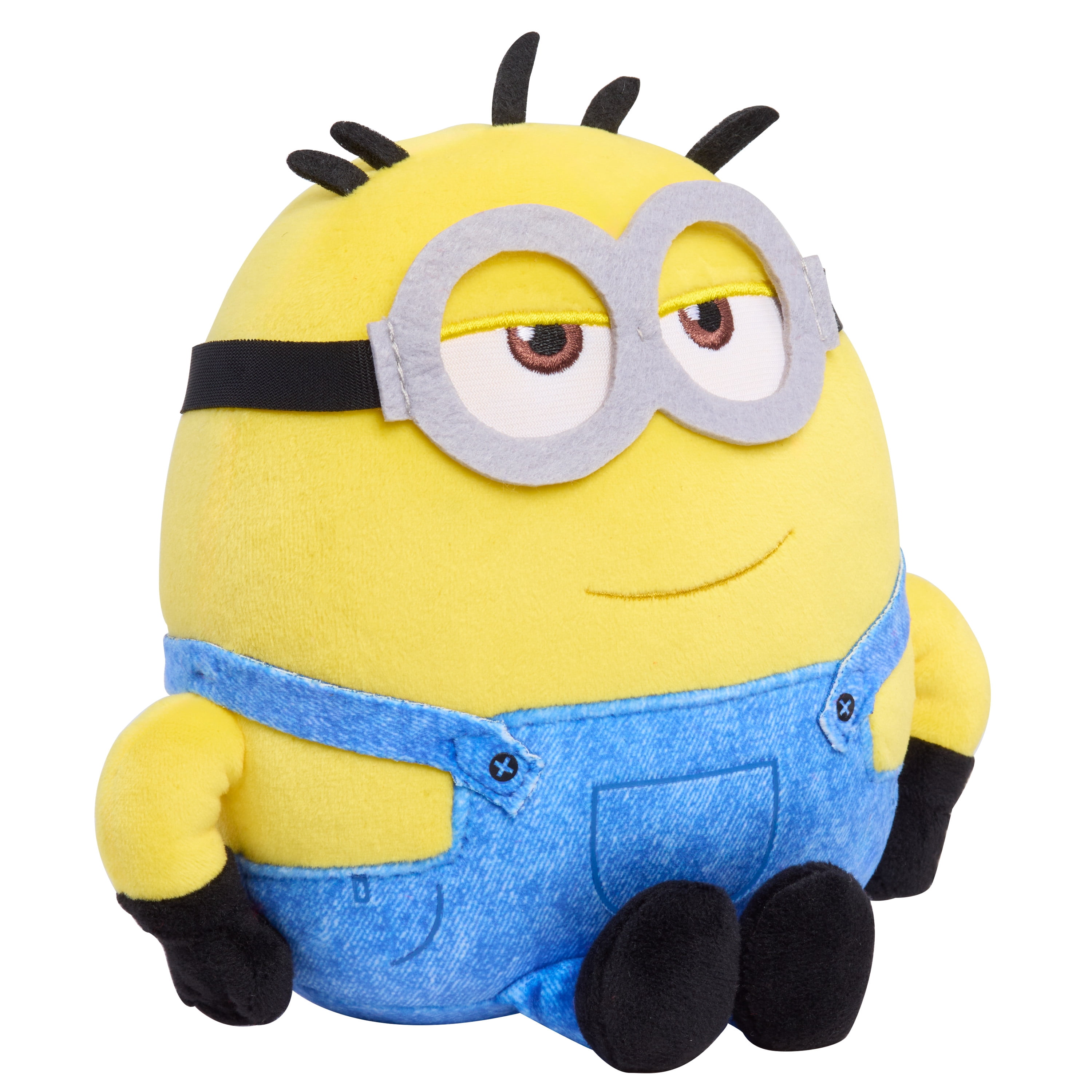 Illumination Minions & Monsters Ed Squooshy Plush Toy, Sensory Fidget Toy with Bean Fill, Ages 3+