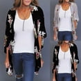 thumbnail image 5 of Viworld Women Holiday Lace Floral Kimono Cardigan Ladies Summer Tops Blouse Plus Size, 5 of 6