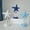 Dark Blue, variant on Nautical Themed Starfish Table Decor Coastal Beach Wooden Starfish Figurine Vintage Ocean Block Sign with Wood Base for Living Room Bedroom