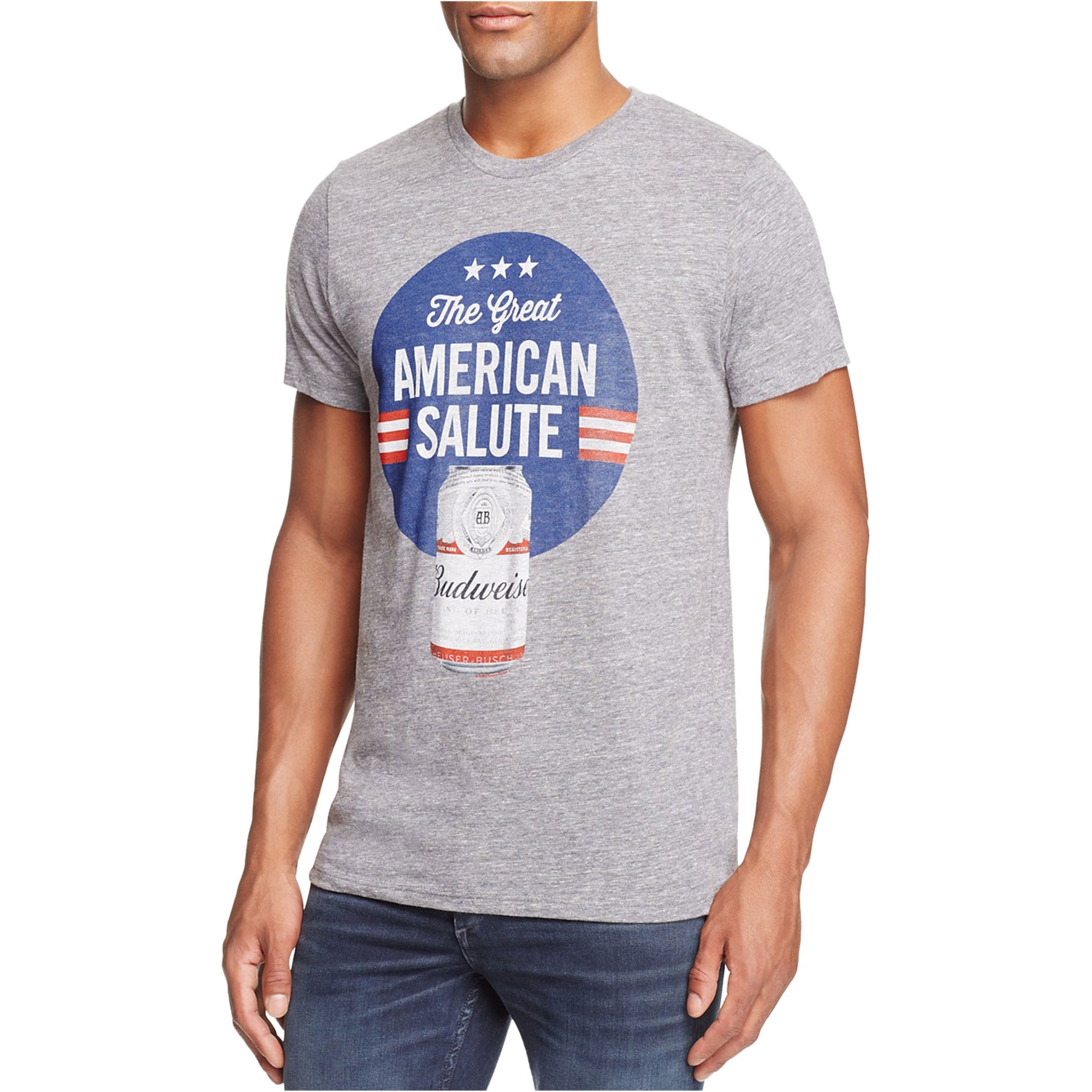 Junk Food Mens Budweiser Graphic T 
