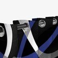 thumbnail image 6 of Tchckioa Blackout Curtains,Abstract Line Grommet Drapes for Apartment,2 Panels,52x96 Inch,Blue, 6 of 6