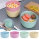 thumbnail image 1 of Cuenco de cereales de plástico 11x6cm | Fibra de paja de trigo | Apta para microondas y lavavajillas | No tóxico, inodoro, ecológico, ligero | Sopa grande reutilizable, ensalada, cuenco de arroz, 1 of 5