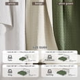 thumbnail image 2 of WDCOZY Beige 100% Cotton Quilt Set Queen Size, Textured Lightweight Soft Bedspread with 2 Pillow Shams, Breathable All Season Comforter Bedding, 2 of 10