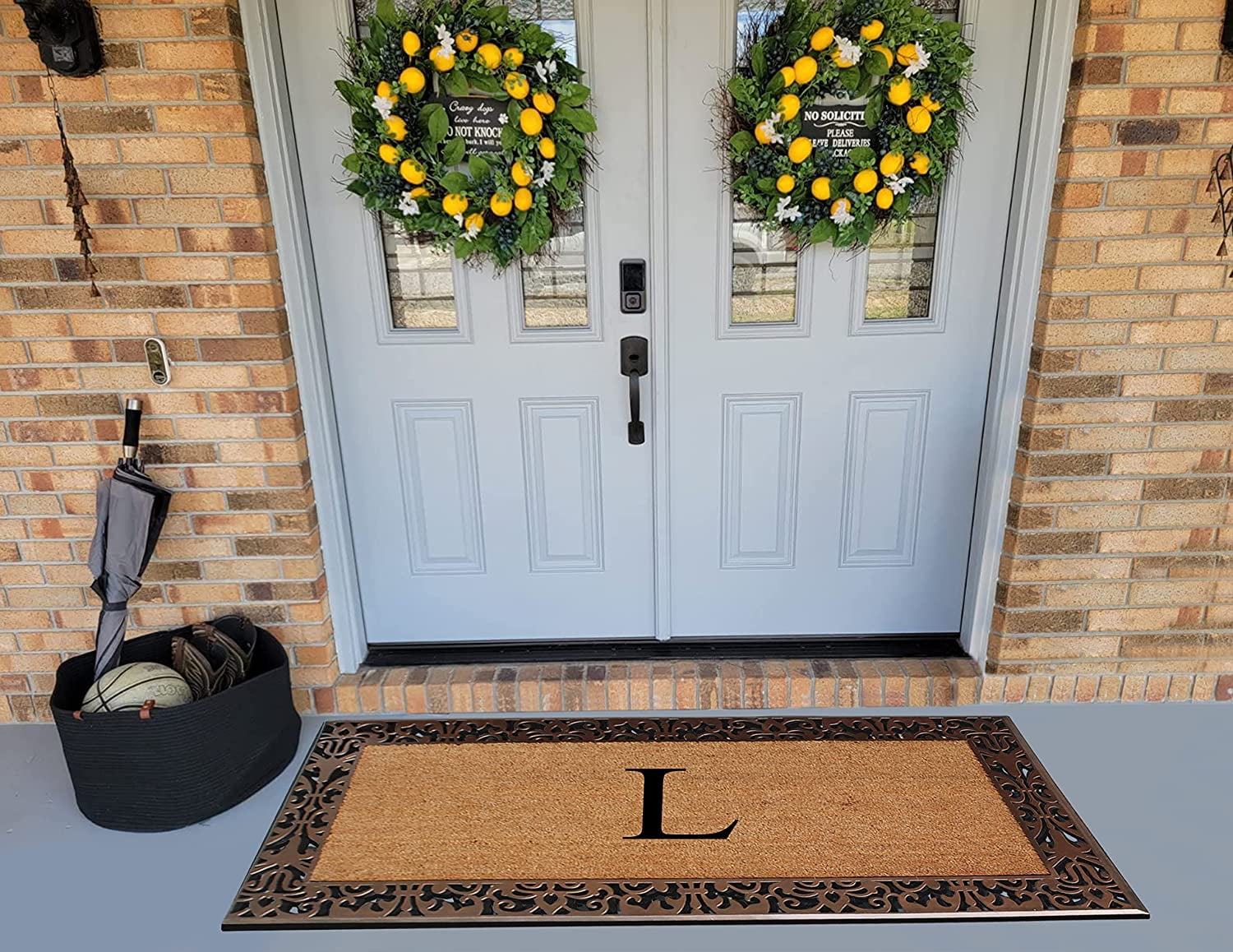 6x8 Custom Logo Mats Front Door Mat Large Outdoor Entrance Doormat