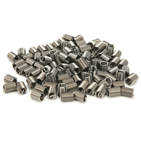 

Thread Inserts High-Accuracy Thread Repair Tool High-Strength Stainless Steel Practical For Machine 100 Packs DIY Handcraft