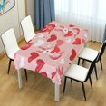 thumbnail image 4 of Yayeee Tablecloths 60" x 120" Rectangle Wrinkle Resistant Party Table Cover, Bunnies and Hearts, 4 of 8