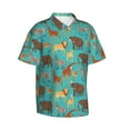 thumbnail image 2 of Haiem Cute Animals Printed Hawaiian Shirt for Men - Men’s Casual Beach Summer Shirts - Stretch Fabric with Modern Fit-X-Large, 2 of 9