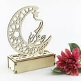 thumbnail image 3 of Ramadan Eid Wooden Plaque Ornaments LED Lights Table Display Decoration Islam Festival Party Supplies, 3 of 4