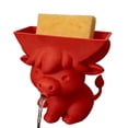thumbnail image 2 of Highland Cow Sponge Holder, Cow Sponge Holder Cute Funny 3D Funny Sponge Stand For Kitchen Sink with Drain Hole, Countertop Organizer to Keep Sponge Dry & Sink Tidy, Sponge & Soap Storage, 2 of 6