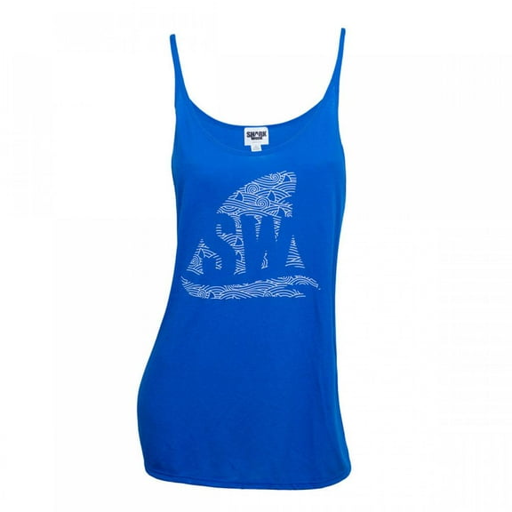Shark Week - Fin Womens Tank top Light Blue SM