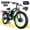 Black-Green, variant on 5000W Peak Electric Bike, 60V 25AH Battery Ebike for Adults, Dual Motor AWD Ebike 50MPH 21-Speed ,Long Range Mountain EBike with 26" x 4.0 Fat Tire, All-Road Mountain Bike UL2849, Christmas Gift