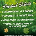 thumbnail image 4 of VictoryStore Jumbo St Patrick's Day Gnome Garage Display, St Patricks Magnet Decorations, 15 pieces, 20062, 4 of 6