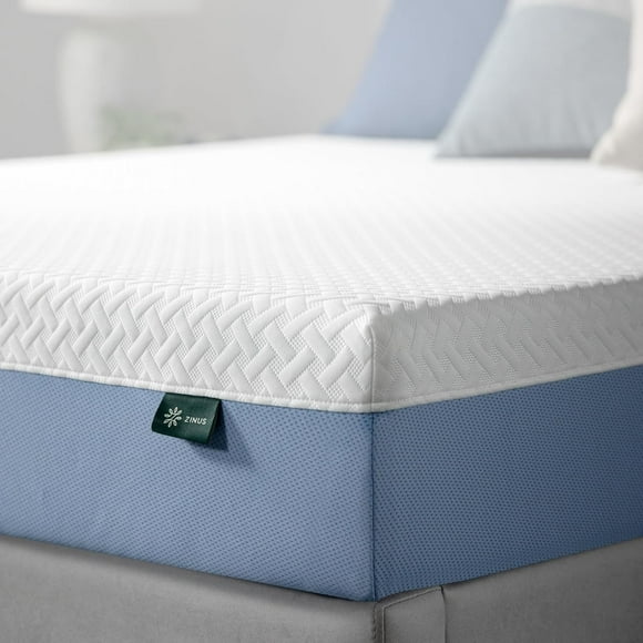 6 Inch Memory Foam Mattress, Twin Size, Cooling Essential, Medium Feel, Fiberglass Free